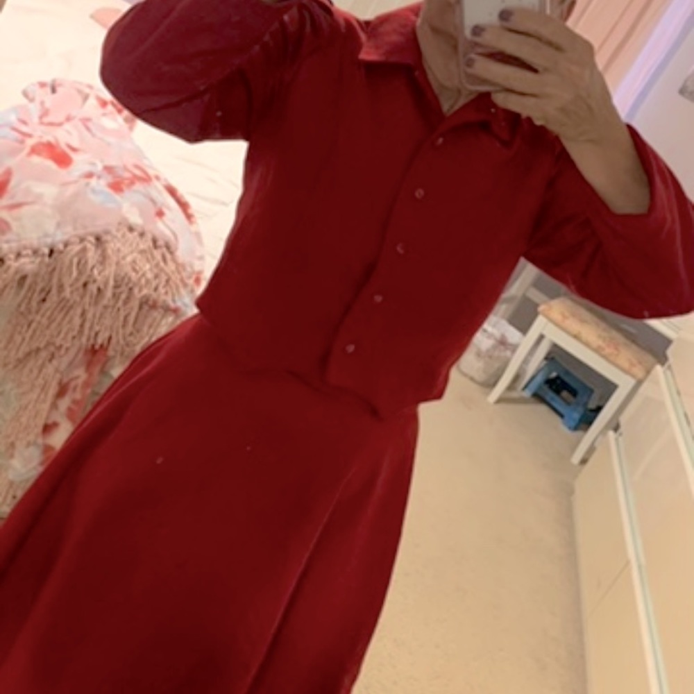 Red Vintage Suit